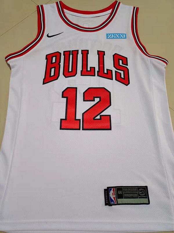 Cheap Men Chicago Bulls 12 Dosunmu White Nike 2022 Game NBA Jersey